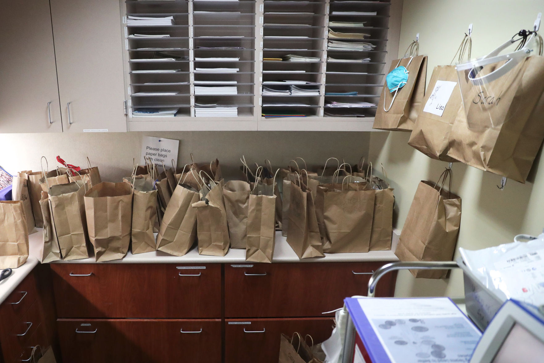 Paper bags for PPE